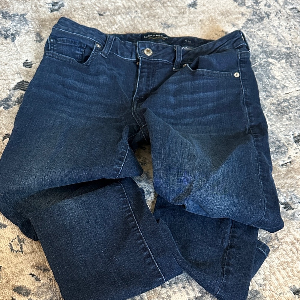 Lucky Brand Women's Lolita Skinny Dark Blue Skinny Jeans